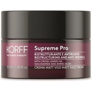 Korff supreme pro ХИДРАТИРАЩ КРЕМ ЗА ЛИЦЕ С МАТОВ ЕФЕКТ, 50 мл