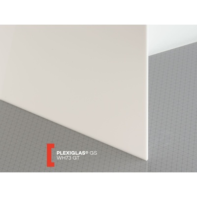 Röhm Plexisklo Plexiglas GS 5 mm WH73 1010 x 2030 mm opál biele 1 ks