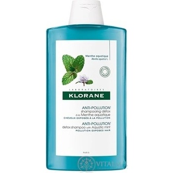 Klorane Shampoo detoxikační BIO máta vodní 400 ml