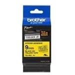 Brother Лента за етикети Brother TZe-S621, 9 mm x 8 m, черен текст на жълт фон (TZES621)