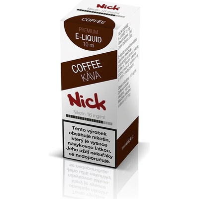 Nick COFFEE 10 ml 16 mg – Zboží Mobilmania