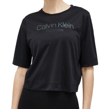 Calvin Klein WO SS T-shirt Boxy black beauty