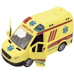 Teddies Авто линейка пласт на инерция на батерии със звук със светлина (00850255)