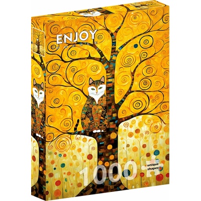 ENJOY Mačka Gustava Klimta na strome života 1000 dielov