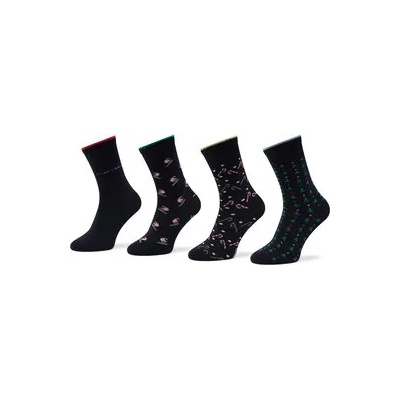 Tom Tailor Комплект 4 чифта дълги чорапи унисекс 90253X Тъмносин (90253X)
