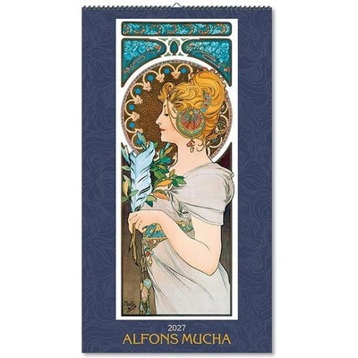 Nástenný Alfons Mucha 2027