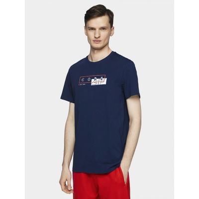 4F pánske tričko H4L21-TSM021 navy