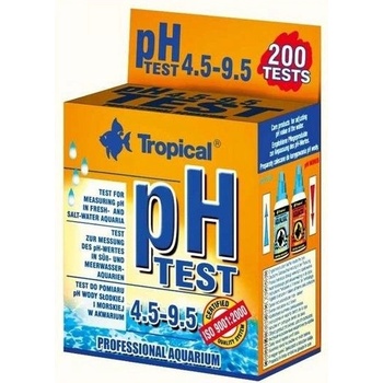 Tropical měření pH sladké i mořské vody od 4,5 do 9,5 pH
