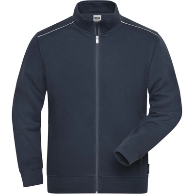 James & Nicholson mikina JN 894 Solid na zip pánská COT02089400301 navy