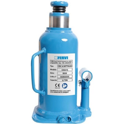 FERVI Хидравличен крик тип бутилка Fervi 0062/15 - 15 ton (0062/15)