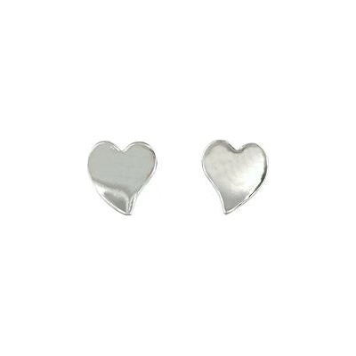 Infinitysilver stříbrné náušnice srdíčka hladká 431926