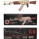 Robotime Rokr Drevené mechanické 3D puzzle AK-47 Rifle 315 ks