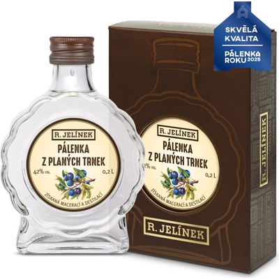 R. JELÍNEK Pálenka z planých trnek 42% 0,2 l (tuba)