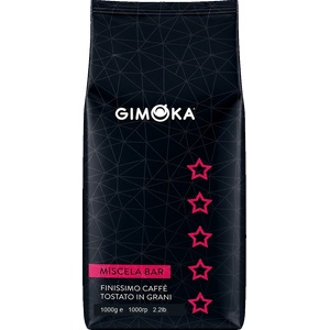 Gimoka Кафе на зърна Gimoka 5 Stelle (Five Stars), 1 кг, 80% Арабика и 20% Робуста