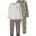 Name it Детско ежедневно термо бельо Name it Kid's Nightset 2-Pack Everyday base layer - Dusty Olive Bear AOP and YD - размер 86/92 (EU) (714-2116-0111)