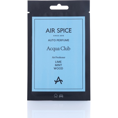 AIR SPICE АРОМАТИЗАТОР air spice ХАРТИЕН aqua club (asp42)