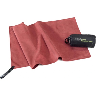 Cocoon rychleschnoucí osuška XL Suede 150 x 80 červená
