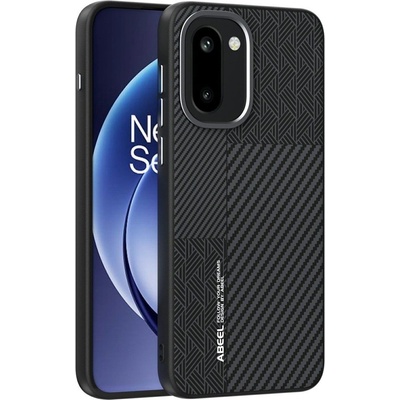 OnePlus Магнитен Калъф ABEEL за OnePlus 15R 5G / Ace 6T 5G / Ace 6 5G - PC+TPU, Алуминиева сплав, PU кожа, Вкл. Протектор - Черен и Черен/Зелен
