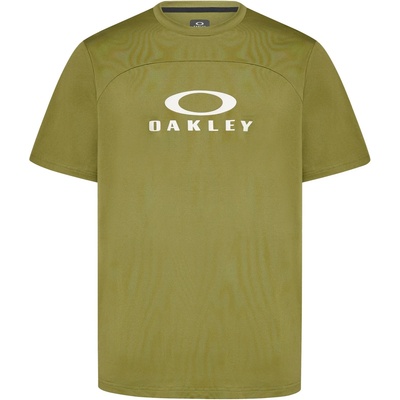 Oakley Мъжка фланелка с къс ръкав за колоездене Oakley Free Ride RC S/S Jersey Cycling jersey - Fern (056-3220-0212)