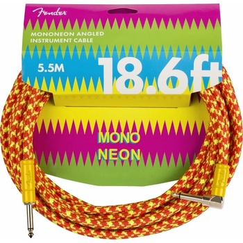 Fender MonoNeon Instrument Cable 5, 5 m Директен - Ъглов Инструментален кабел (099-0818-282)