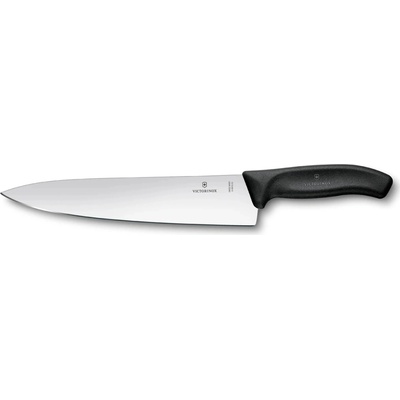 Victorinox 6.8003.25 tranžírovací nôž 25 cm hladká široka čepeľ čierny