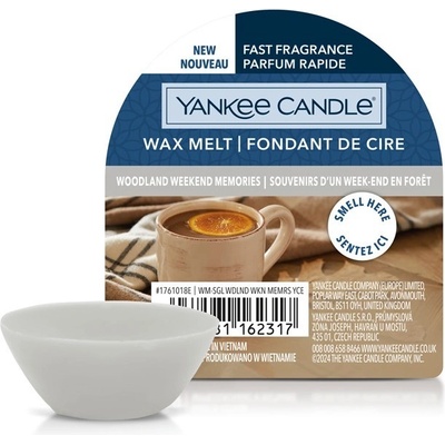 Yankee Candle Woodland Weekend Memories vonný vosk do aromalampy 22 g