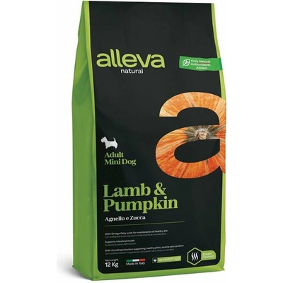 Alleva Natural Mini & Medium Adult Lamb & Pumpkin 5 kg