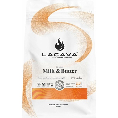 LaCava Mléko a Máslo zrnková 250 g