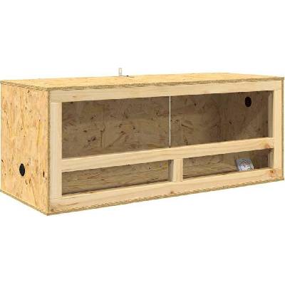 VidaXL terárium OSB hnědé 100 x 40 x 40 cm