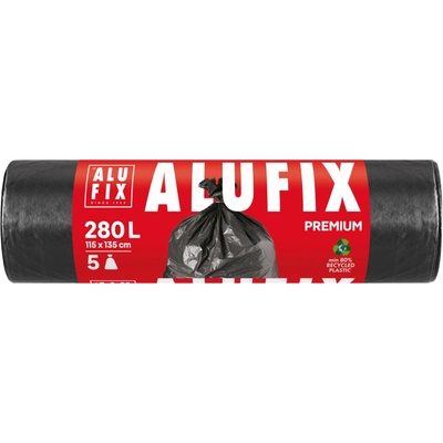 Alufix Професионални 280 л, торби за отпадъци, 5 бр (4823071655162)