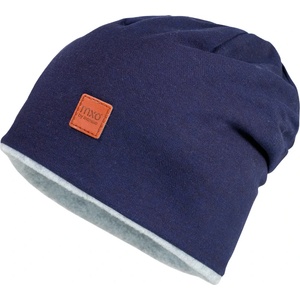 maximo Детска зимна шапка (beanie) Maximo Kid's Beanie short reversible Beanie - Navy Melange / Metal Melange - размер 49-51 cm (904-2934-0314)