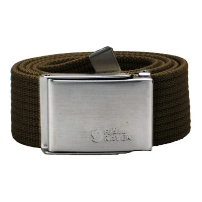 Fjällräven pásek Canvas belt Dark Olive