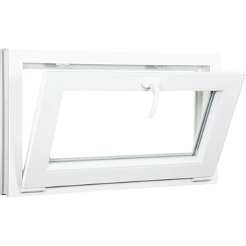 ALUPLAST Sklopné plastové okno bílé 80x50
