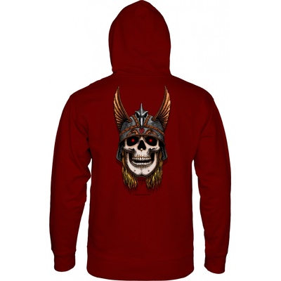 Powell PERALTA ANDERSON SKULL HOOD Maroon