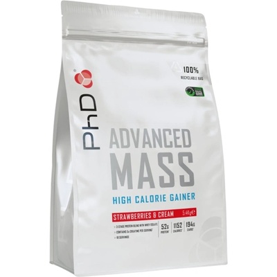 PhD Nutrition Advanced Mass / Hard Gainer Bulk Phase Formula [5400 грама] Ягода