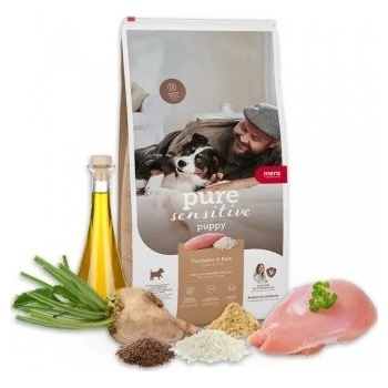Mera Pure Sensitive Puppy morka s ryžou 2 x 12,5 kg