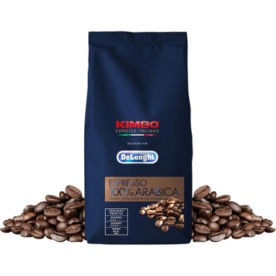 KIMBO DeLonghi Espresso 100% Arabica кафе на зърна 1 kg