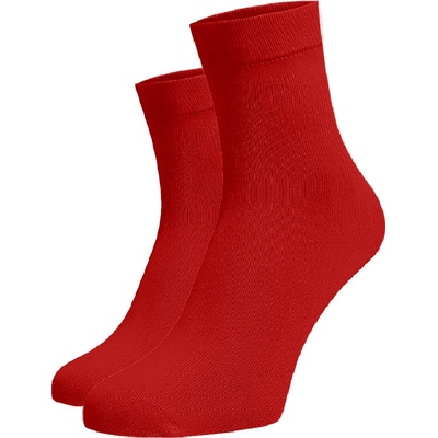 Střední ponožky Bavlna červené