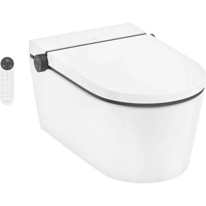 Hansgrohe LavaPura Element S - Тоалетна чиния с биде, SoftClose, AquaHelix Flush, HygieneEffect, SmartClean, бяла 63021450 (63021450)
