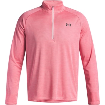 Under Armour Tech ½ Zip Long Sleeve Mens - Prime Pink