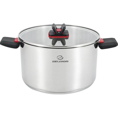 Elekom Тенджера ЕК-2012nw, 3, 6 л. , Иновативни сгъваеми дръжки за пестене на пространство, Индукционно дъно (ek-2012nw)