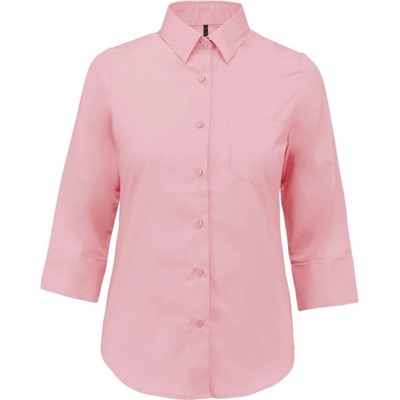 Kariban dámská košile s 3/4 rukávem Easy care bledá růžová – Hledejceny.cz