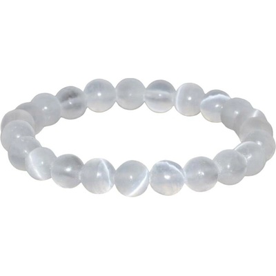 Olivie Náramek 8mm/16cm SELENIT 9162
