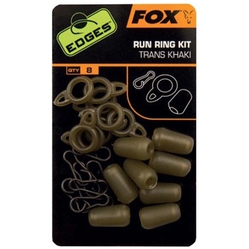 FOX Edges Standard Run Ring Kit -trans khaki 8 ks