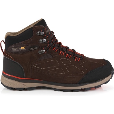 Regatta Men's Samaris Suede Breathable Waterproof Hiking Boot - Peat/BrtSalm