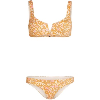 O'Neill O´neill Popoyo Matira bikini - Orange (Orange Abstract Wave)