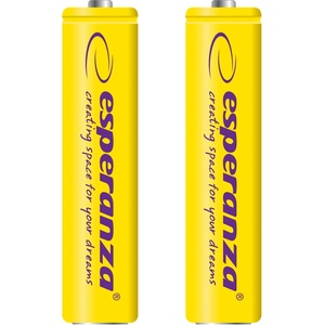 Esperanza Акумулаторна батерия NI-MH AAA 1000mAh 2 бр жълта 73319 (EZA101Y)