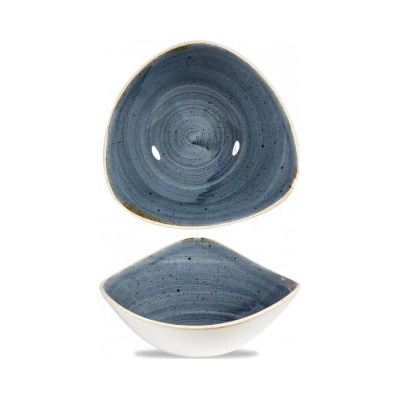 Churchill 1795 Stonecast Blueberry 23,5 cm miska ve tvaru trojúhelníku