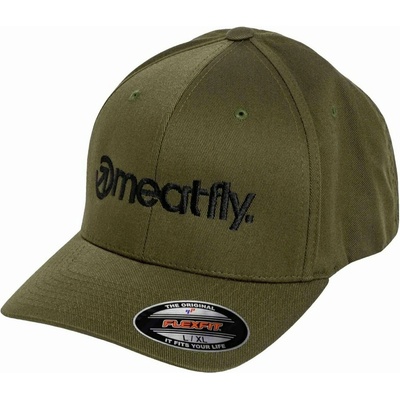 Meatfly Brand Flexfit Olive Meatfly | Zelen | МЪЖЕ | S/M