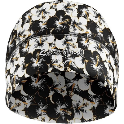 Suspect Animal Funkční sportovní čepice Flowers Černá